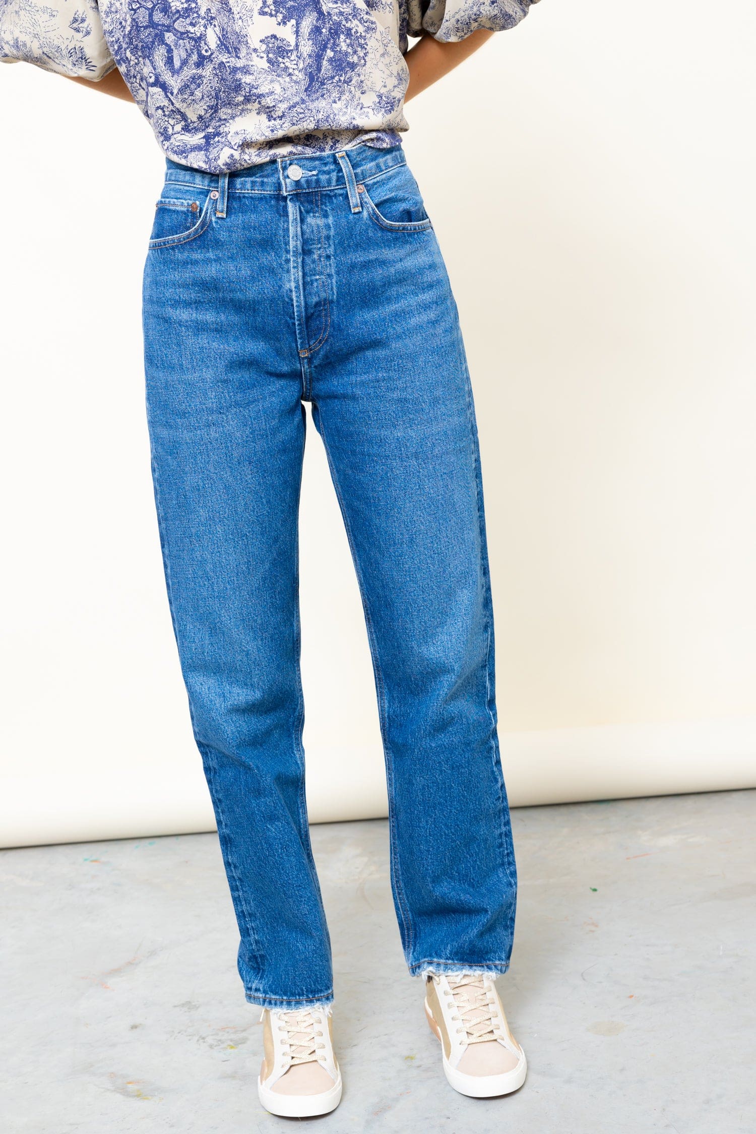 AGOLDE 90s Pinch Waist High Rise Straight Jean