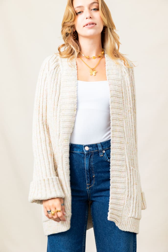 NEW FREE PEOPLE FP ONE Sz XS/S LAUREL 2024 CARDIGAN CARDI SWEATER OH BLOOM The perfec