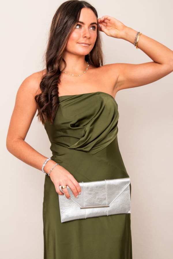 The Victoria Strapless Maxi Dress - Image 2