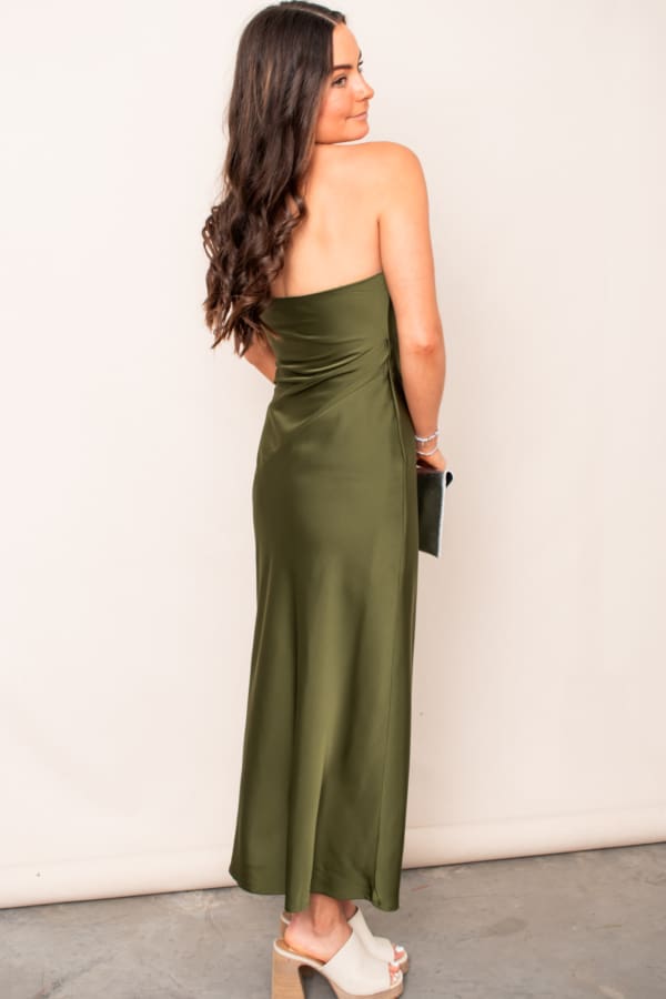 The Victoria Strapless Maxi Dress - Image 3