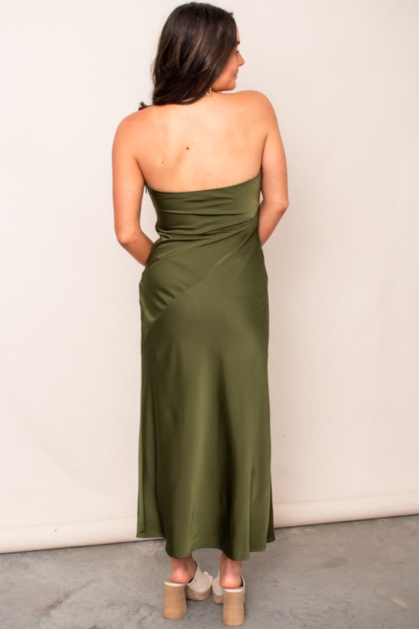 The Victoria Strapless Maxi Dress - Image 4