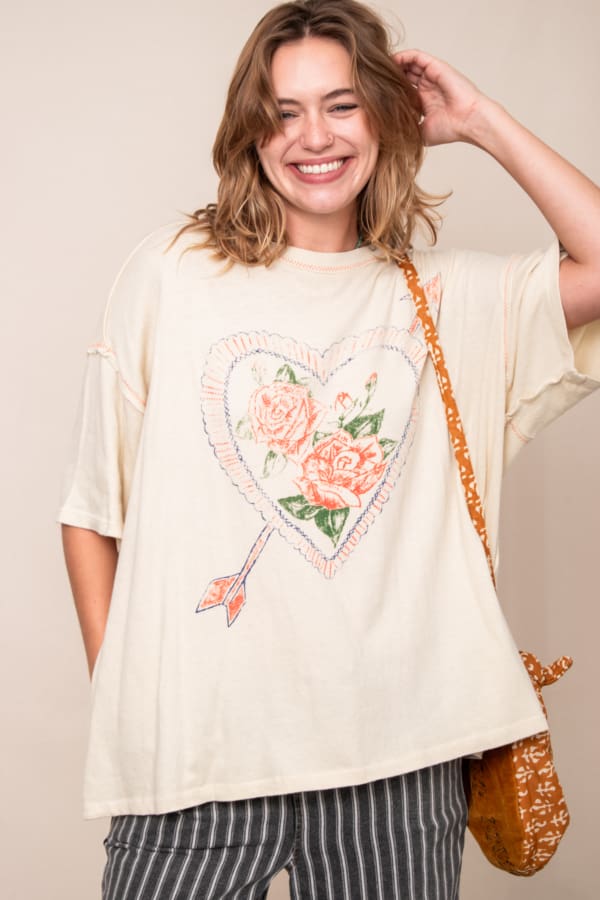 Free People Love Rose Tee