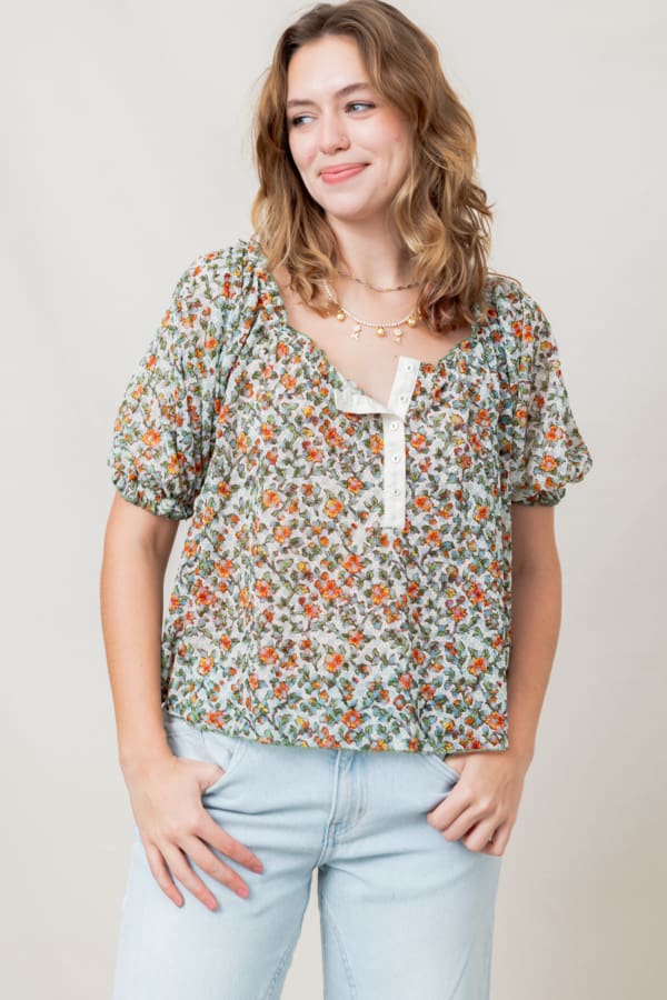 Free People Astra Peasant Top - Image 2