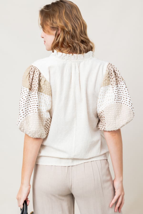 The Naturally You Puff Sleeve Top - Image 3