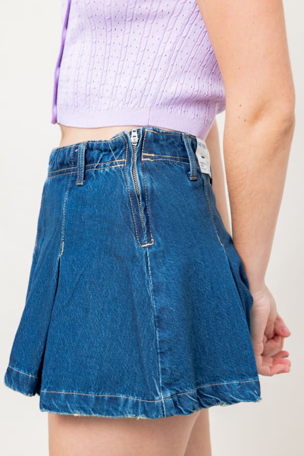 Free People Madison Ave Denim Mini Skirt - Image 2